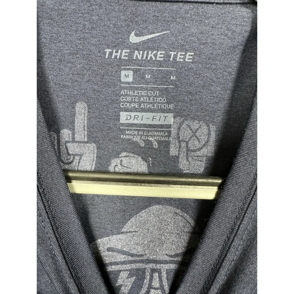 Nike Make The Cut Keep Best Toss Rest Dri-FIT T-Shirt Mens M Navy 2023